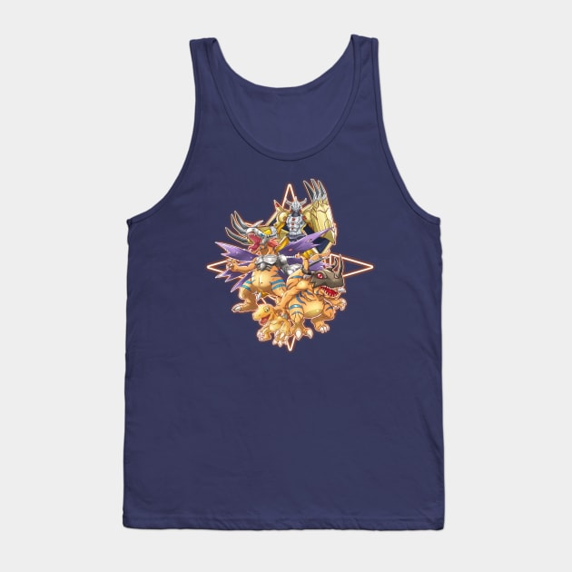 fanart agumon evolution line Tank Top by DigiTeeshrit